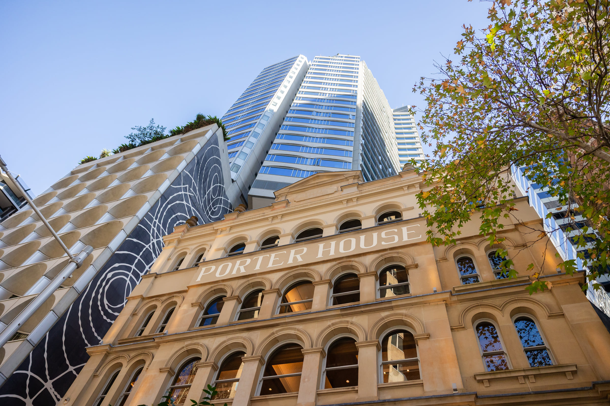 Exterior of Porter House Sydney, venue for the Hubify FY26 kickoff